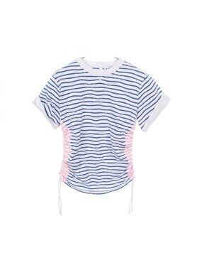 Chanel Short Sleeve T-Shirt CC Logo Cotton Top